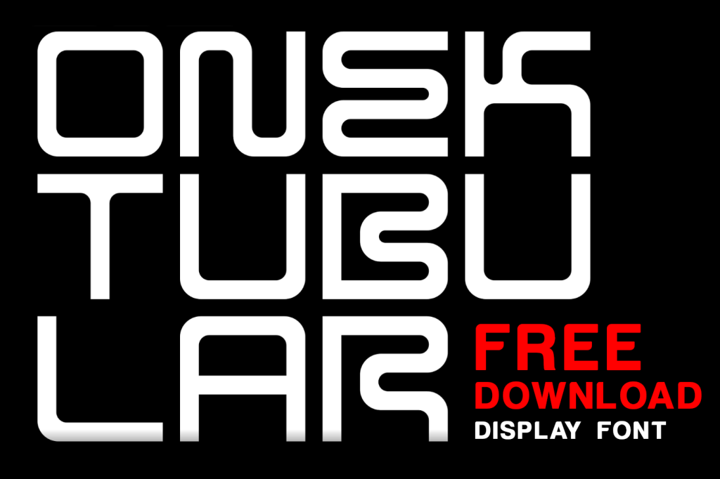 Onek Tubular – Free Display Font: Download Gratuito para Uso Pessoal